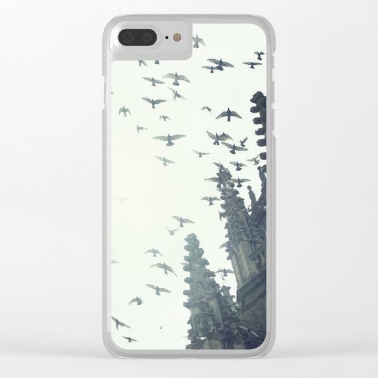 The Sun is always blinding me Clear iPhone Case