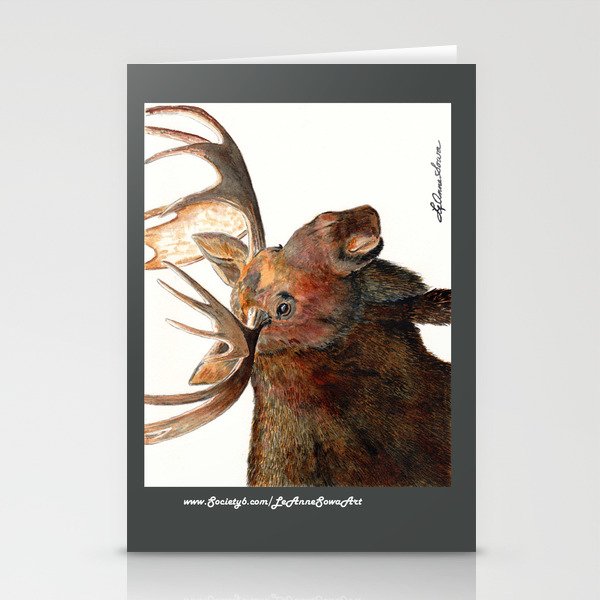Michelangelo Moose Stationery Cards