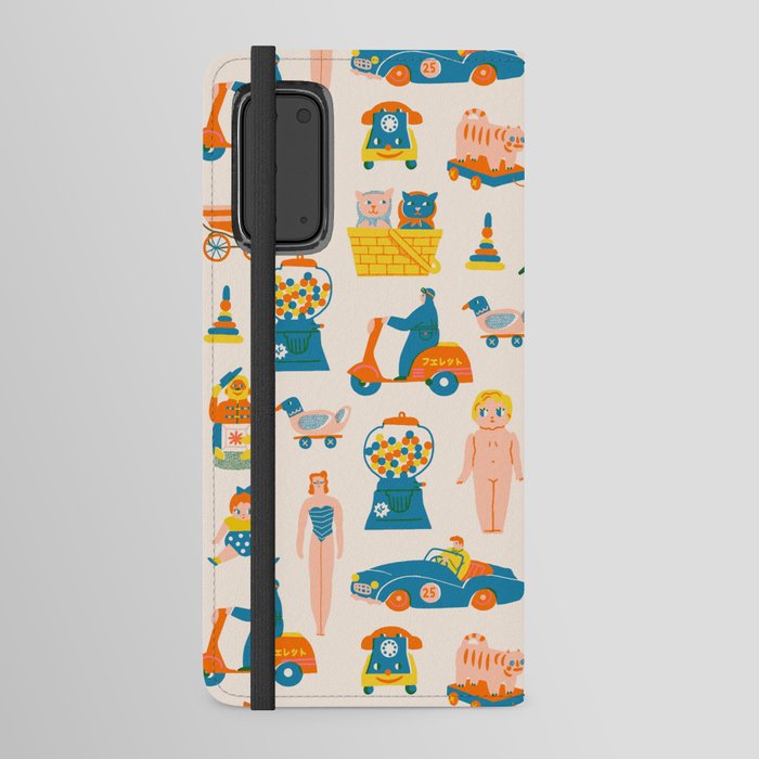 Vintage toy box Android Wallet Case