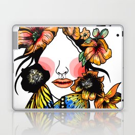 Flowres color face Laptop & iPad Skin