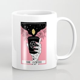 Tarot card. The Coffee pink Mug