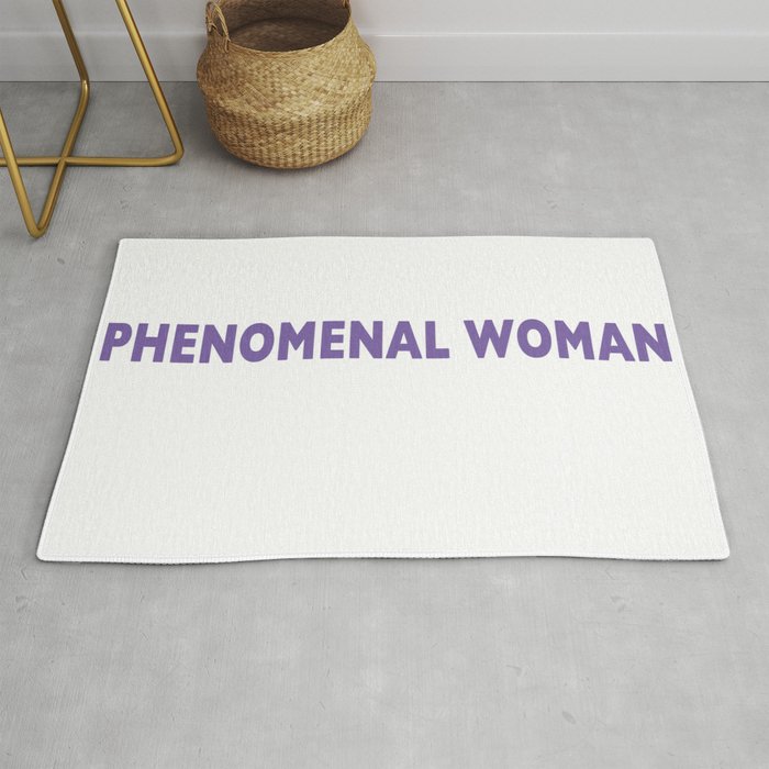 PHENOMENAL WOMAN Rug