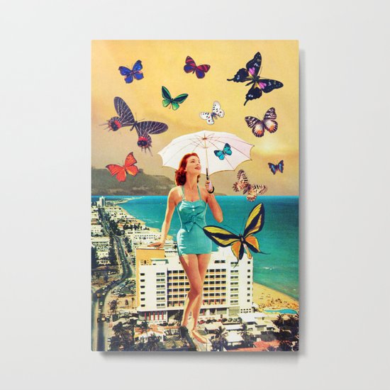Petaloudes Metal Print