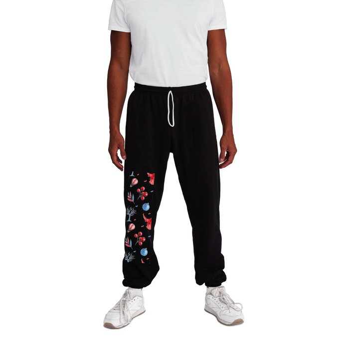 Snowman And Red Cardinal Holidays Collection Sweatpants