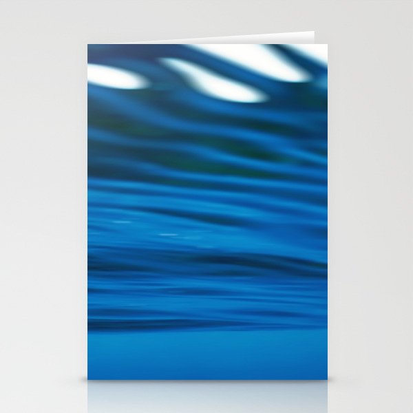 Underwater blue background Stationery Cards