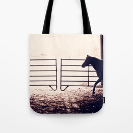Horse Silhouette Tote Bag