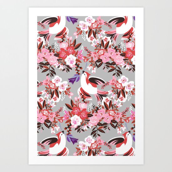 november bird Art Print
