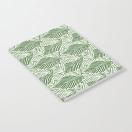 Exotic Boho Patio Plants Green Notebook