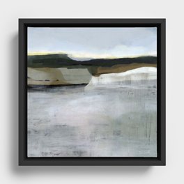 January Landscape Framed Canvas