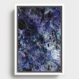 Zion Purple Succulent Framed Canvas