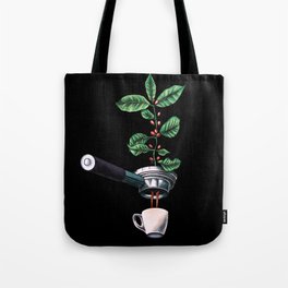 Coffee Plant Design Espresso Barista Tote Bag