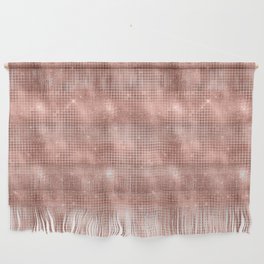 Luxury Rose Gold Sparkle Pattern Wall Hanging