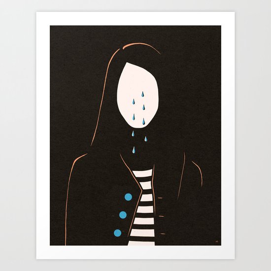 Down Cycle Art Print
