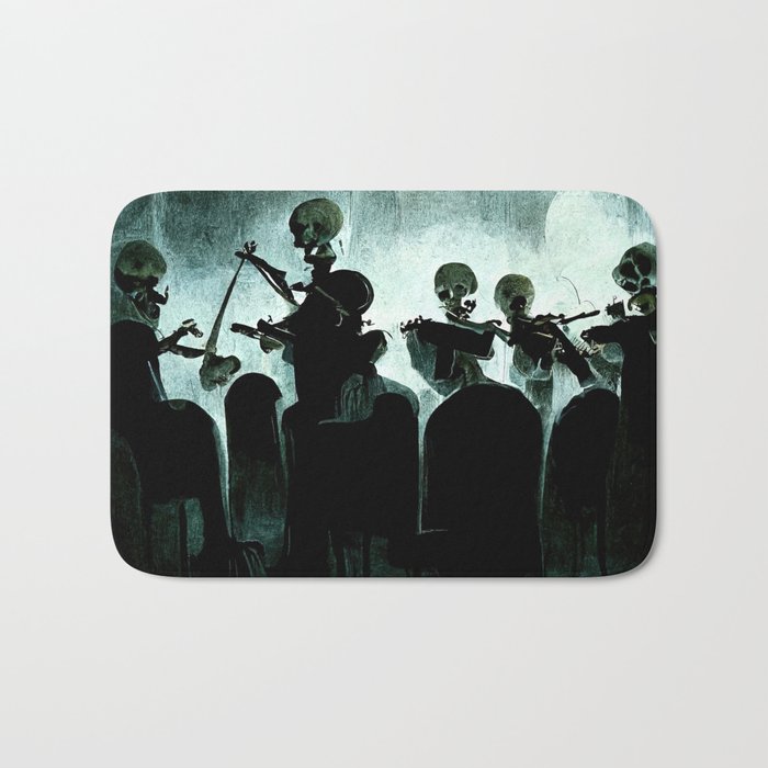 The Skeleton Orchestra Bath Mat