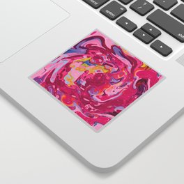 Abstract Marble Painting Sticker