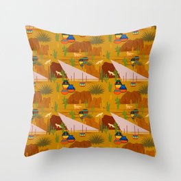 Desert Modernism-Southwest Culture and Architecture Throw Pillow