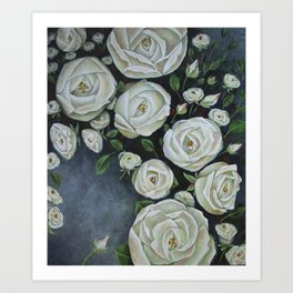 Iceberg Roses Art Print