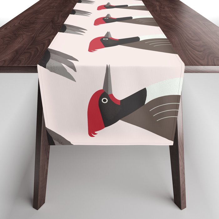 White-bellied Woodpecker, Bird of Asia Table Runner