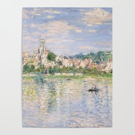 Vetheuil in Summer 1880 by Claude Monet Poster