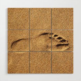 Footprints  Wood Wall Art