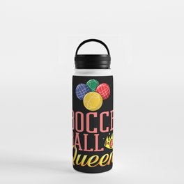 Bocce Ball Italian Bowling Bocci Player Water Bottle