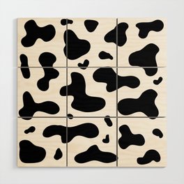 cow cow pattern / cow lovers Wood Wall Art