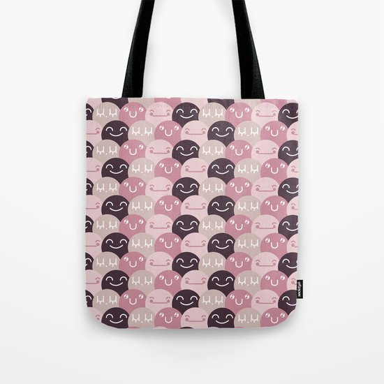 Pattern Smile Tote Bag