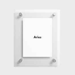 Aries, Aries Sign Floating Acrylic Print