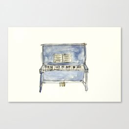 The Piano Canvas Print