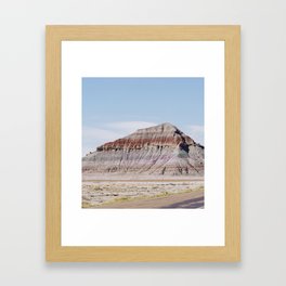 The Teepees - Painted Desert - Petrified Forest National Park Framed Art Print