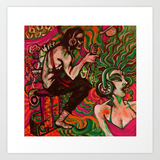 MUSIC Art Print