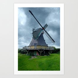 Windmill Art Print