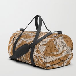 USA, Buffalo Authentic Map Duffle Bag