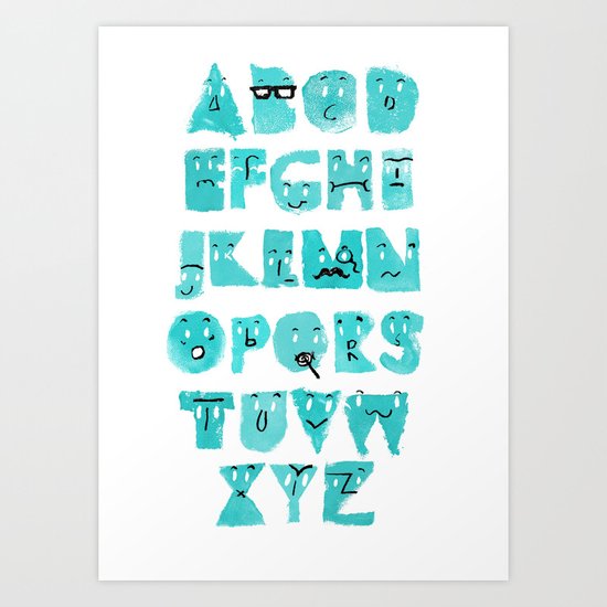 what a bunch of characters Art Print