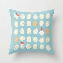 Which Came First? Throw Pillow