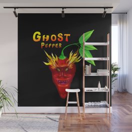 Ghost Pepper. Wall Mural
