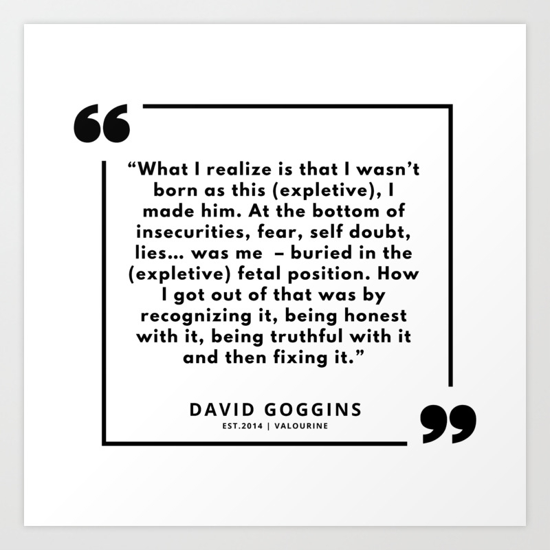 41 David Goggins Quotes 190901 Art Print By Quotesandsayings Society6