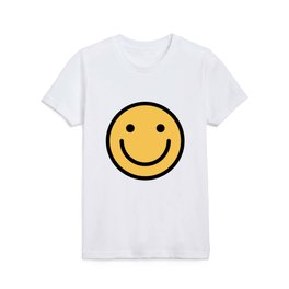 Smiley Face   Cute Simple Smiling Happy Face Kids T Shirt