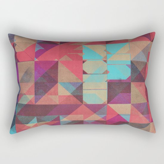 Risograph 1/Diamond Rectangular Pillow
