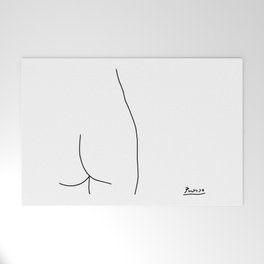 Picasso - Nude Line Art Welcome Mat