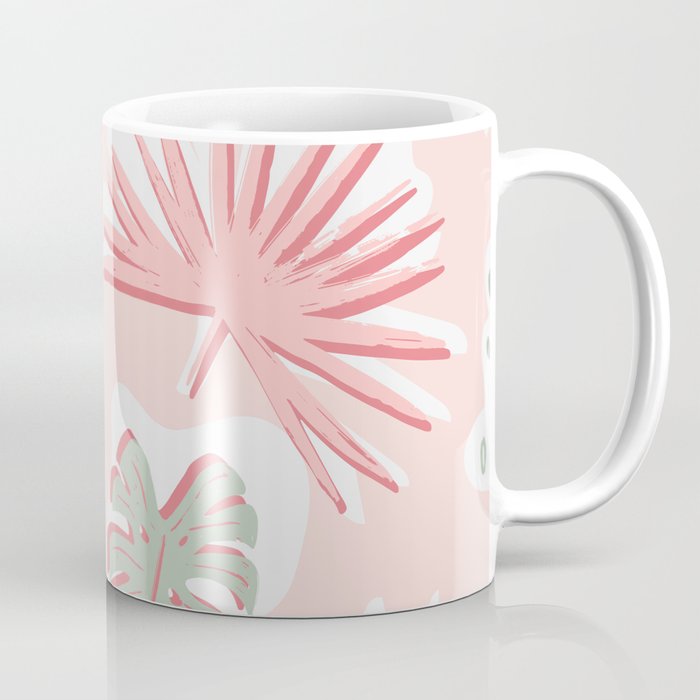 Tropical cut out pattern Coffee Mug