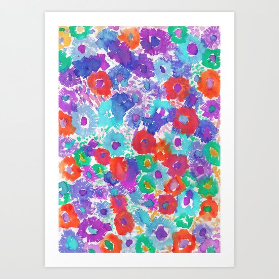 Eva Floral Art Print