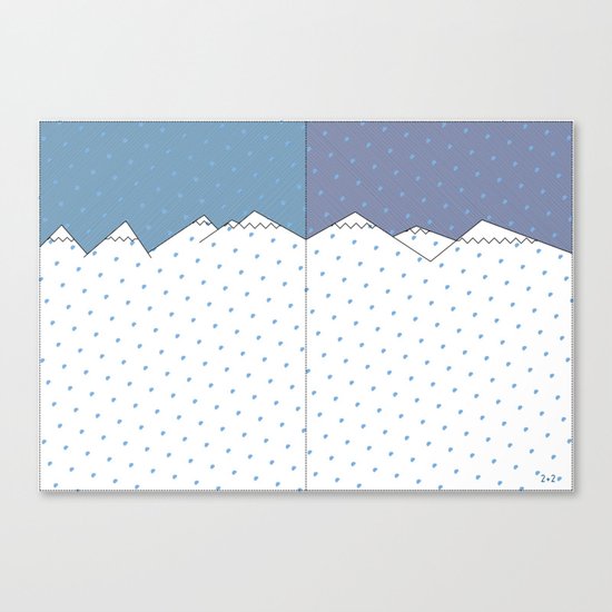 WINTER SNOW Canvas Print