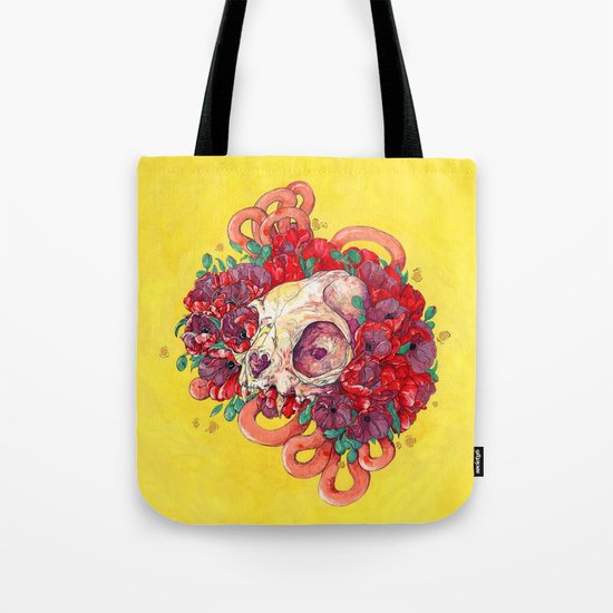 A Ghost Talks to Me in My Sleep Tote Bag