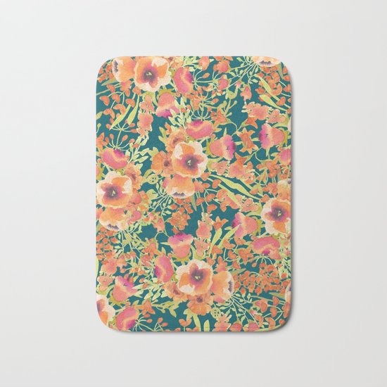Floral Bunch #society6 #decor #buyart Bath Mat