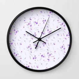 Flower - fragility series N B 3 Wall Clock