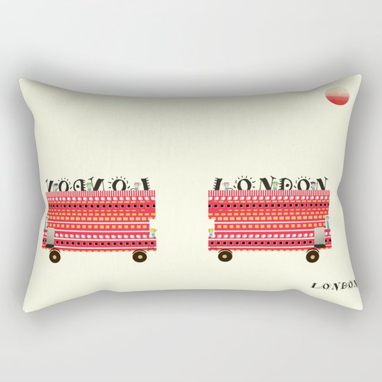 london mini icon Rectangular Pillow