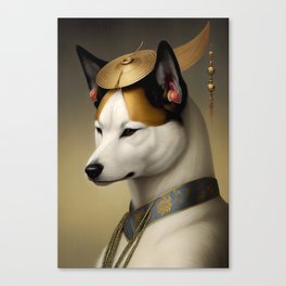 Akita Portrait Surrealistic Series 7 Canvas Print