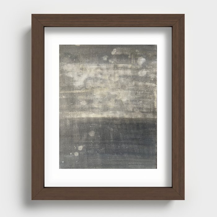 the lake at night  Recessed Framed Print