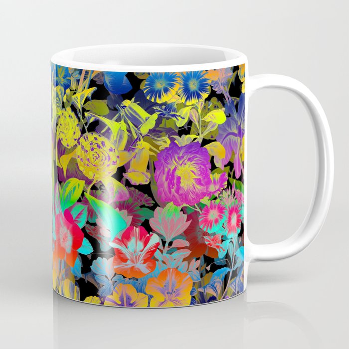 Lsd Floral Pattern Coffee Mug